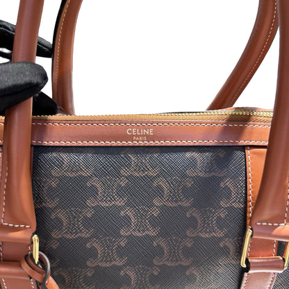 Used CELINE Handbag Brown GHW