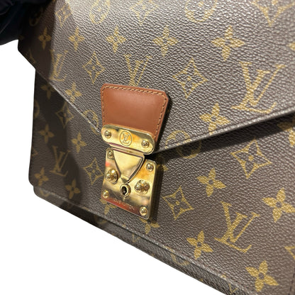 Used Louis Vuitton Monogram Cross Body Bag Brown GHW