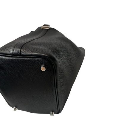 Used HERMÈS Picotin 18 Bucket Bag Black PHW