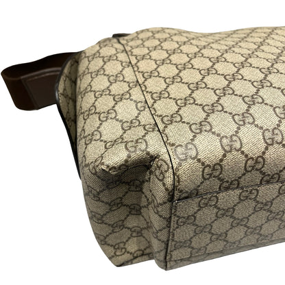 Used GUCCI Canvas Cross Body Bag Brown