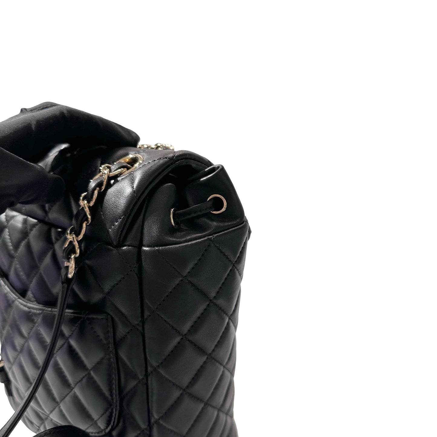 Used CHANEL Lambskin Leather Backpack