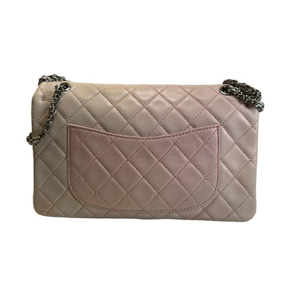 Used CHANEL Quilted 2.55 Reissue Shoulder Bag Pink Cream Ombre