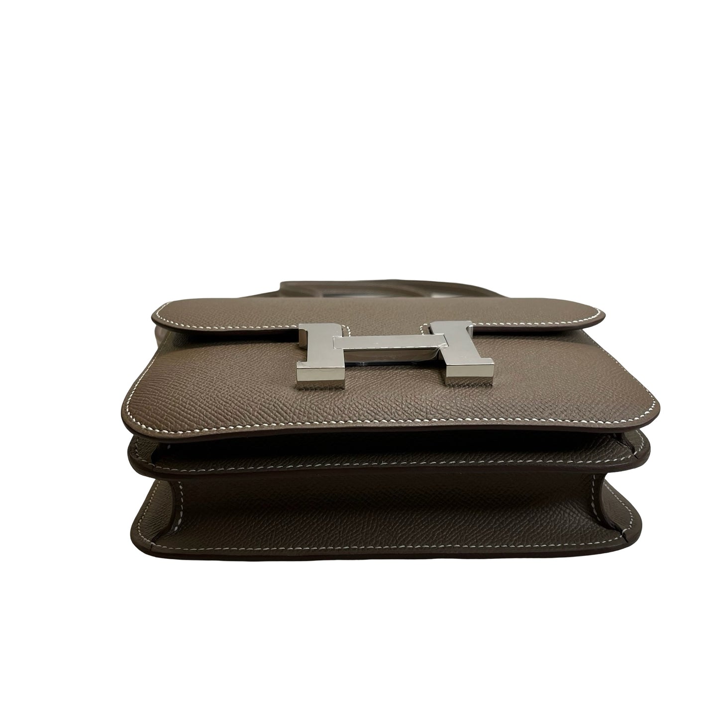 Brand New HERMES Epsom Constance Shoulder Bag Etoupe