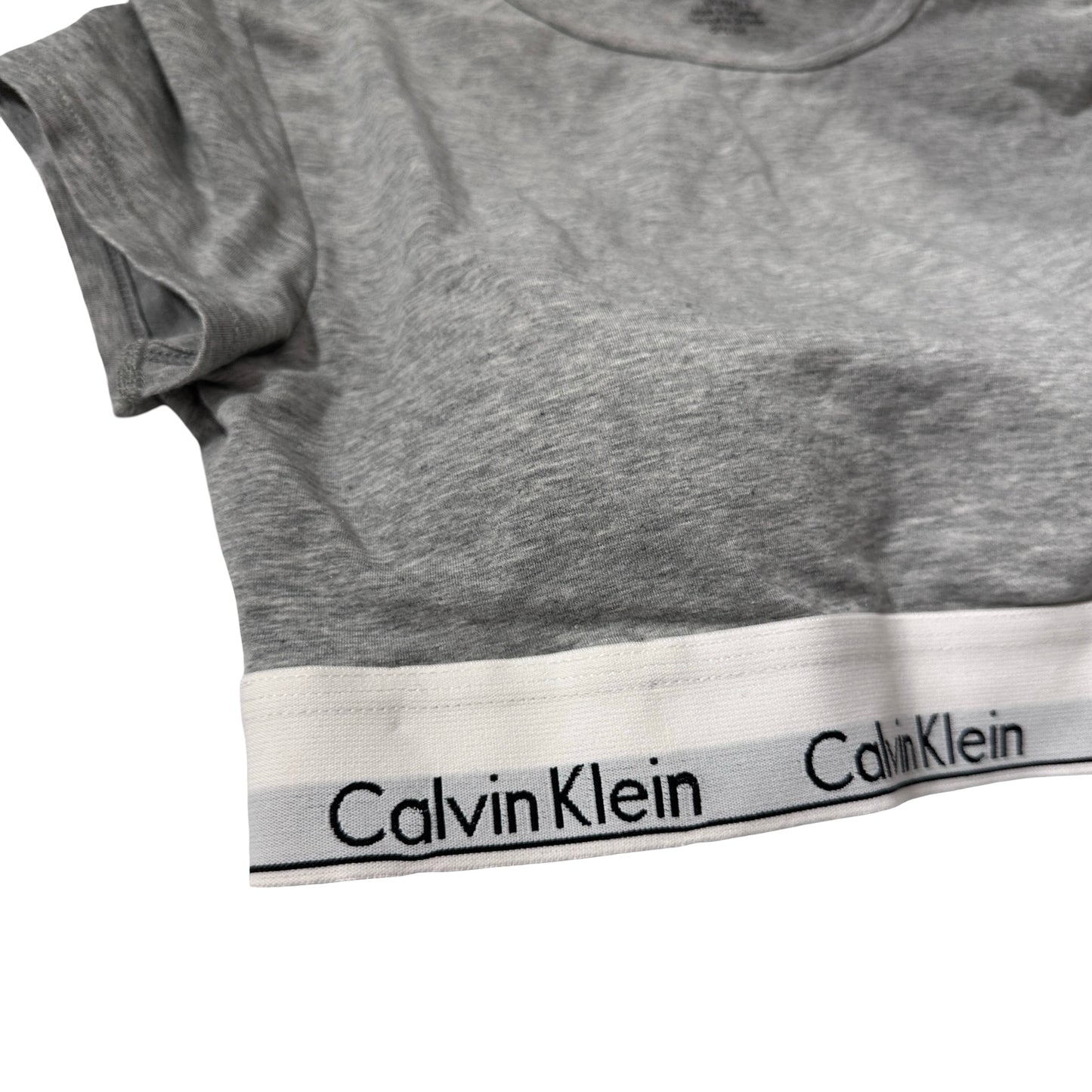 Used CALVIN KLEIN cotton T - Shirt Clothes Grey