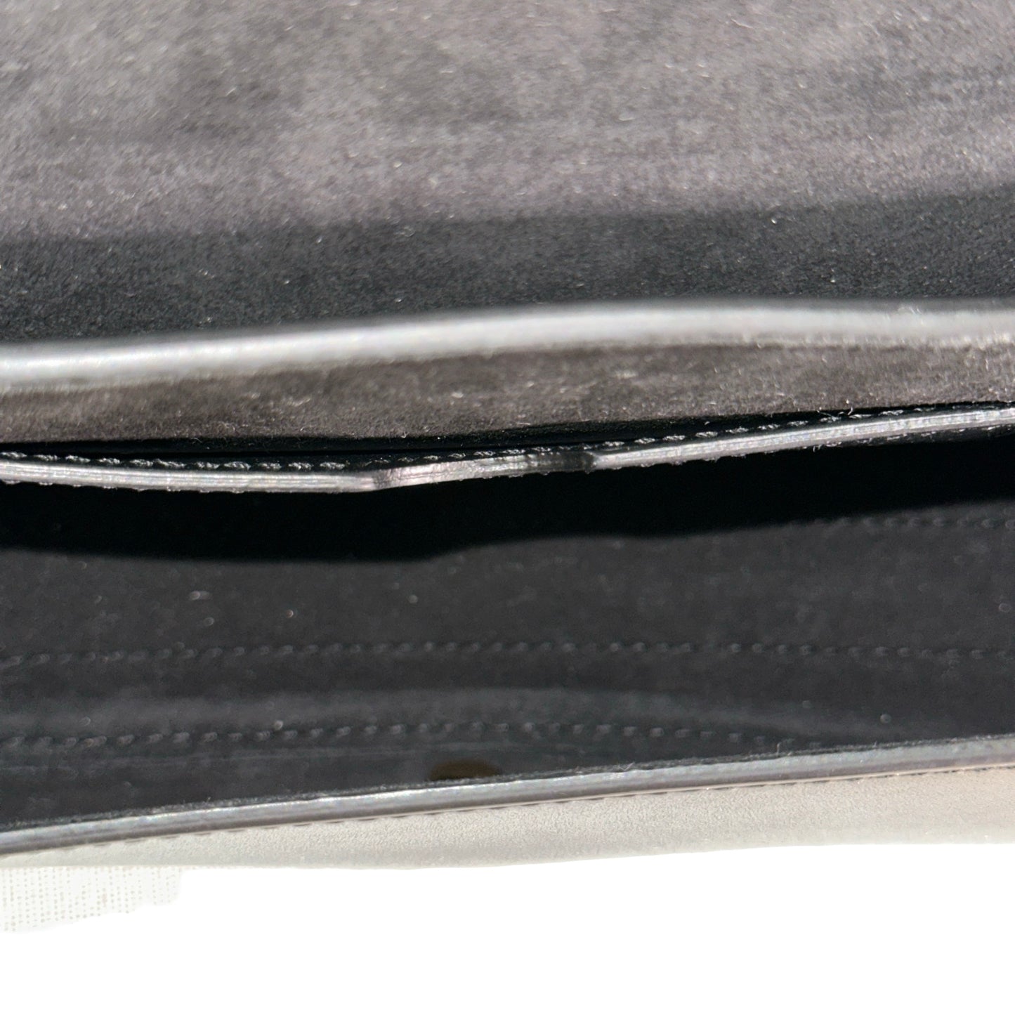 Used DIOR Leather Bobby Crossbody Bag Black GHW