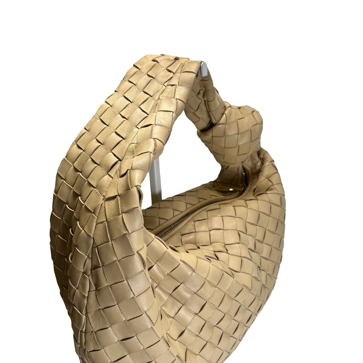 Used BOTTEGA VENETA Handbag Beige ghw