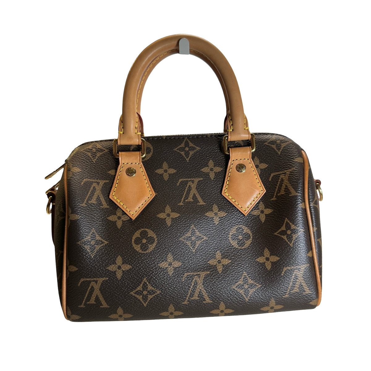 Used LOUIS VUITTON Monogram Canvas Speedy 25 Bandoulière Handbag Brown