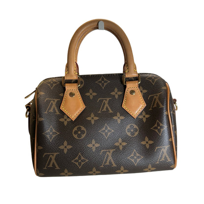 Used LOUIS VUITTON Monogram Canvas Speedy 25 Bandoulière Handbag Brown