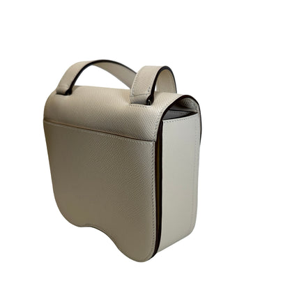 Brand New HERMÈS Epsom Calfskin Della Cavalleria Mini Crossbody Bag Nata