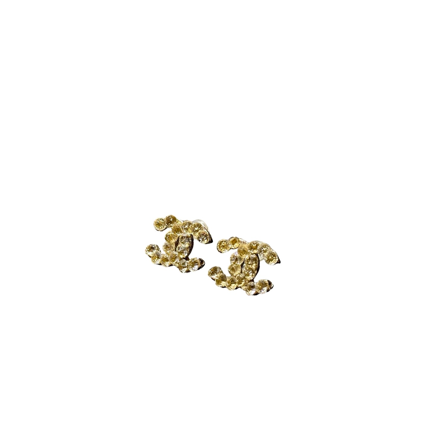 Used CHANEL CC Logo Earrings Jewellery GHW