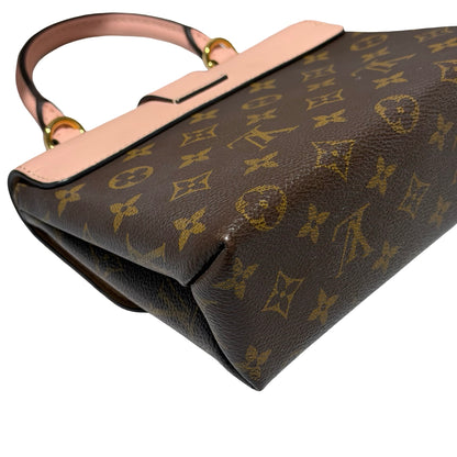 Used LOUIS VUITTON Canvas LOCKY BB Cross Body Bag Brown Pink GHW