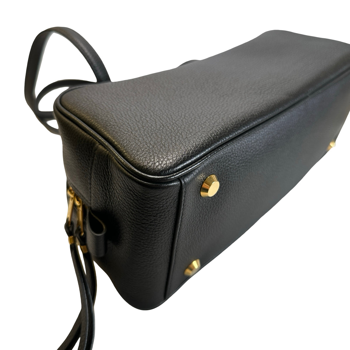 Used BALENCIAGA Leather Shoulder Bag Shoulder Bag Black