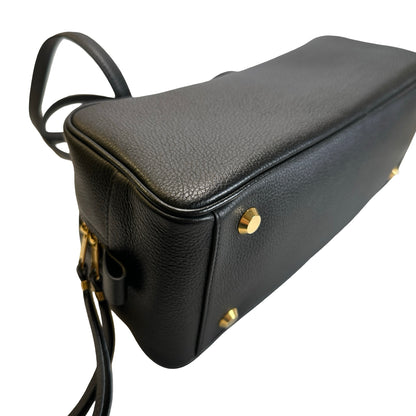 Used BALENCIAGA Leather Shoulder Bag Shoulder Bag Black