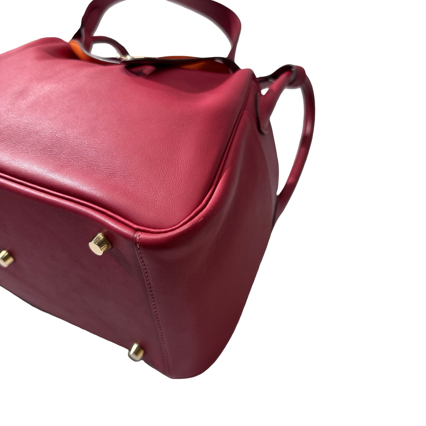 Used HERMÈS Lindy 30 Tote Bag Pink GHW