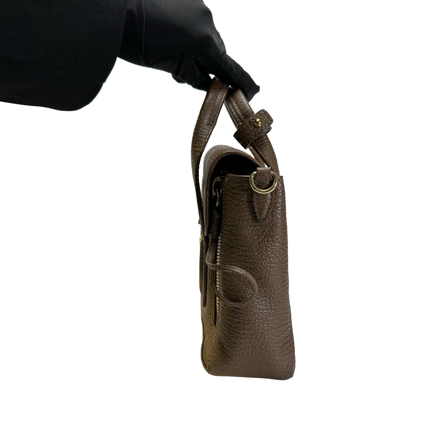Used 3.1 PHILLIP LIM Textured Leather Pashli Mini Satchel Satchel Brown