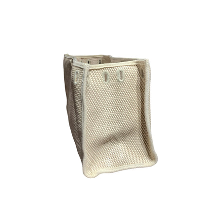 HERMES HERBAG CABAS MM TOILE HAND BAG [A04202]