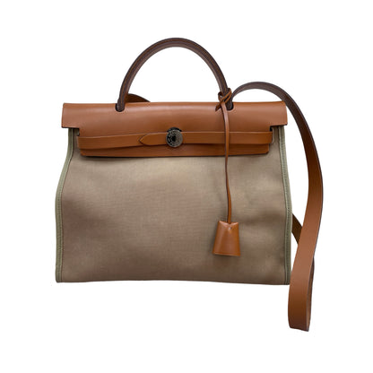 Calfskin,Canvas Herbag 31 Two Way Shoulder Bag [101479]