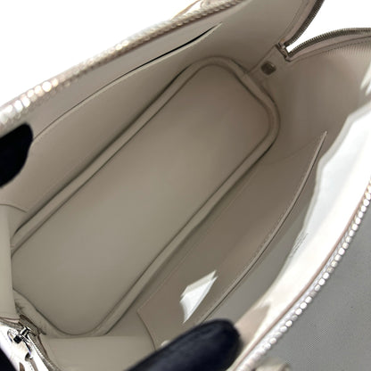 Used HERMÈS BOLIDE 25 Handbag M4 Gris Pale PHW