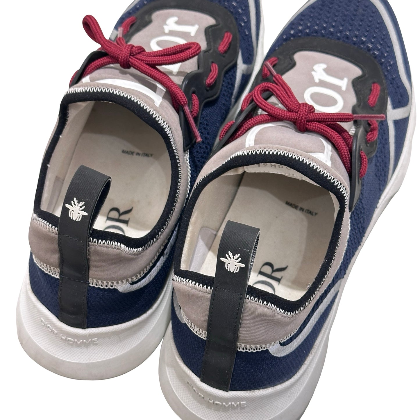 Used DIOR Sneakers Shoes Navy Blue Red