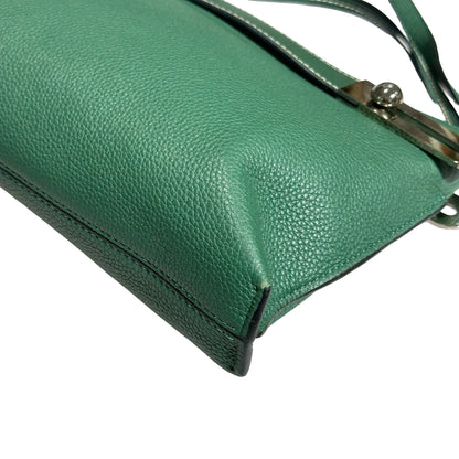 Used LOEWE Cross Body Bag GREEN PHW