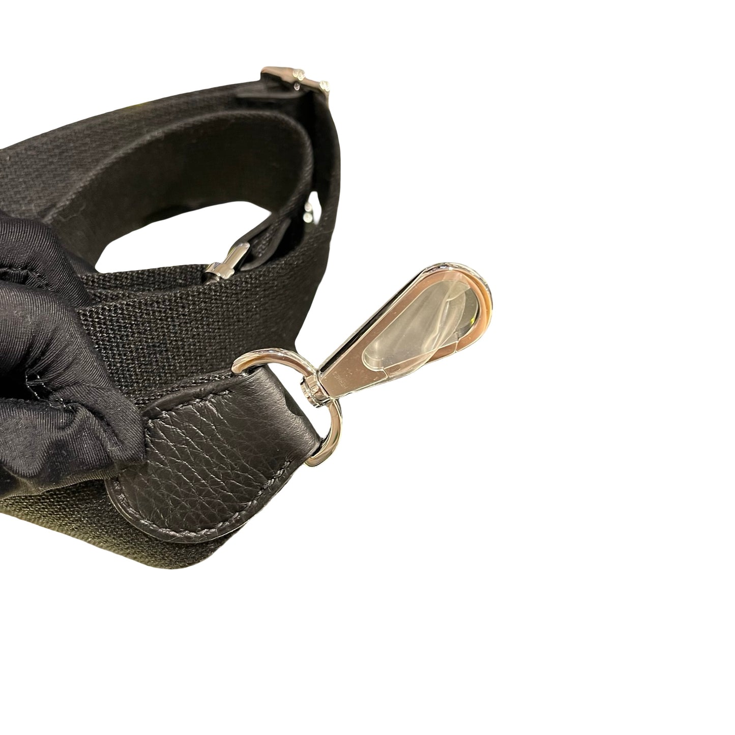 Used Hermès Evelyne Cross Body Bag Black PHW