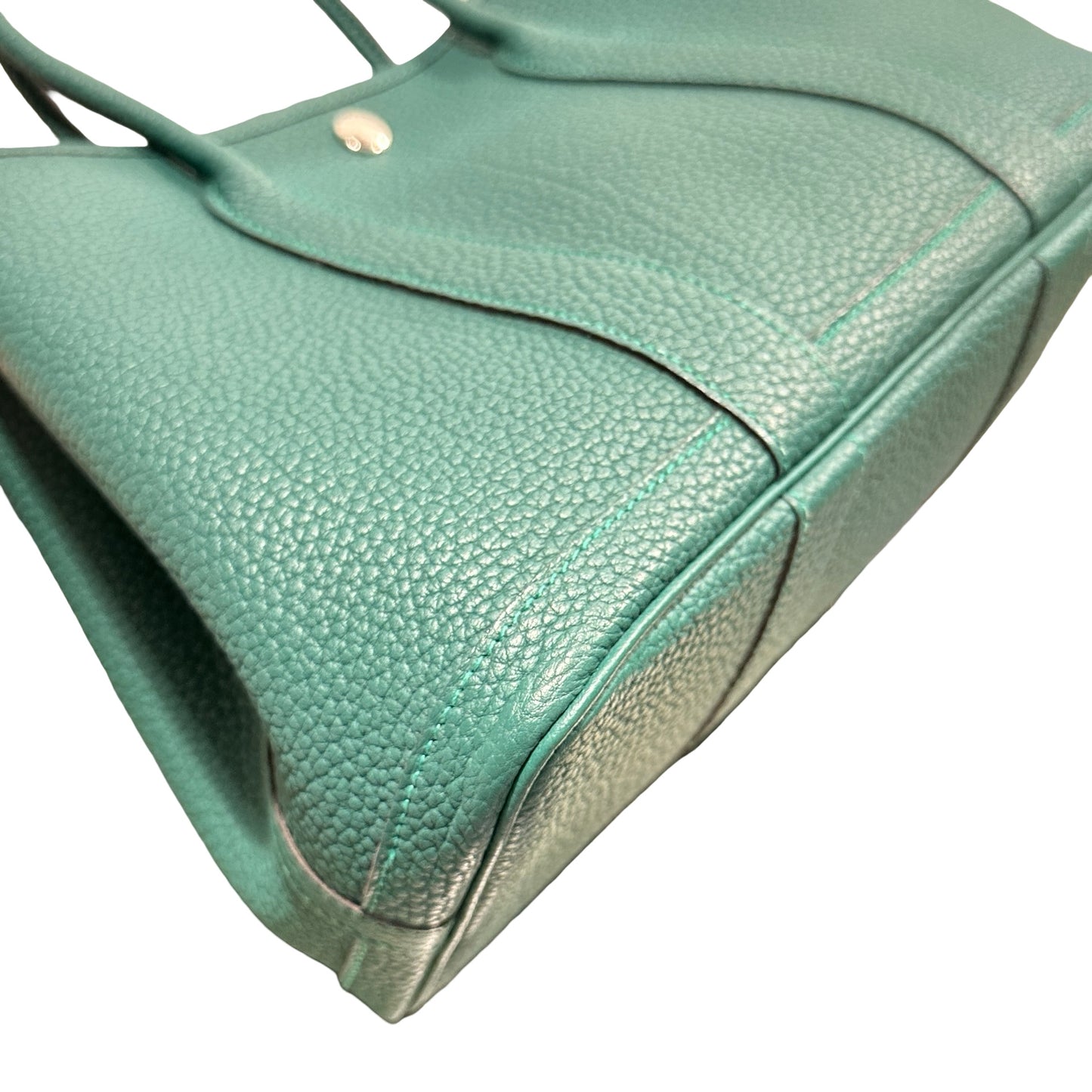 Used HERMÈS TC GP 30 Handbag PHW Green