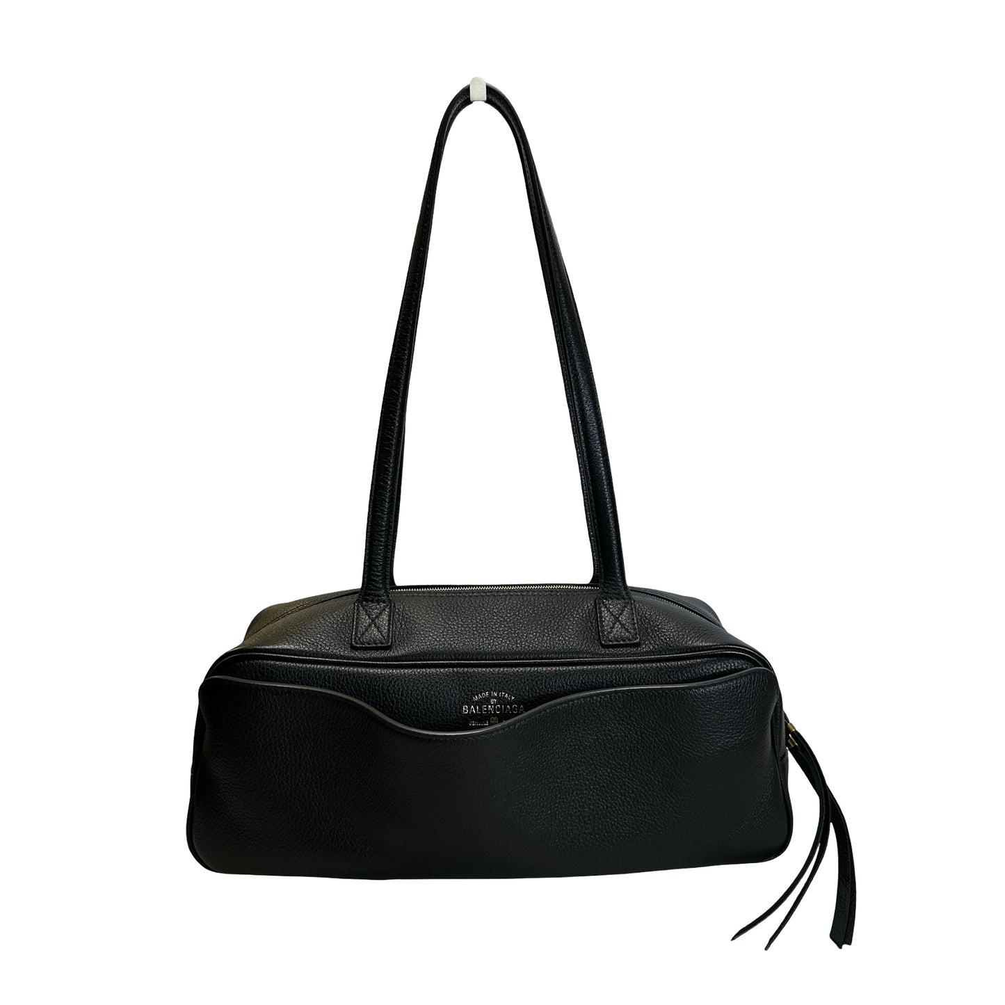 Used BALENCIAGA Leather Shoulder Bag Shoulder Bag Black