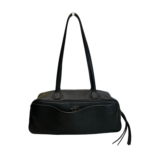 Used BALENCIAGA Leather Shoulder Bag Shoulder Bag Black