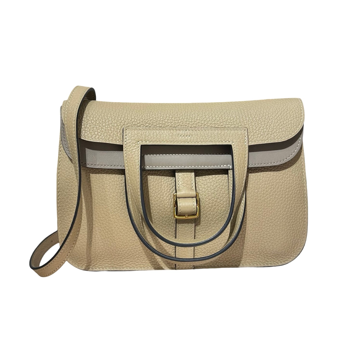 Used HERMÈS Halzan Shoulder Bag Trench