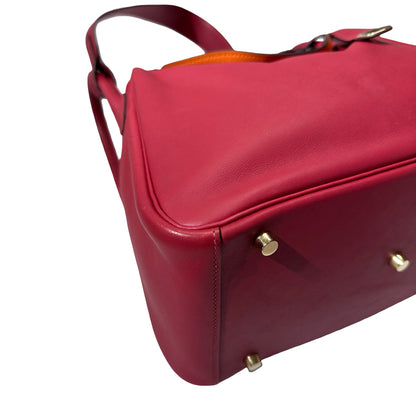 Used HERMÈS Lindy 30 Tote Bag Pink GHW