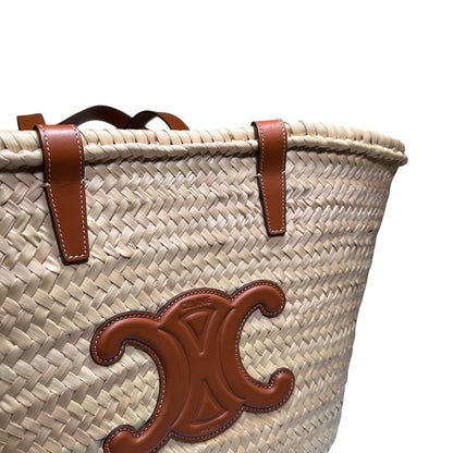 Used CÉLINE 竹編 Tote Bag Beige