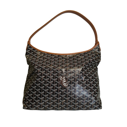 Used GOYARD Goyardine HOBO BAG Hobo Bag Black Brown