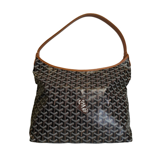 Used GOYARD Goyardine HOBO BAG Hobo Bag Black Brown