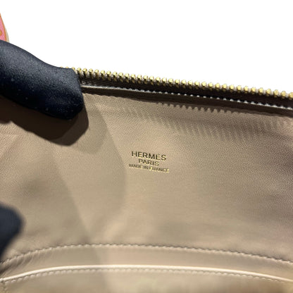 Used Hermès BOLIDE 27 Tote Bag Etoupe (18) GHW