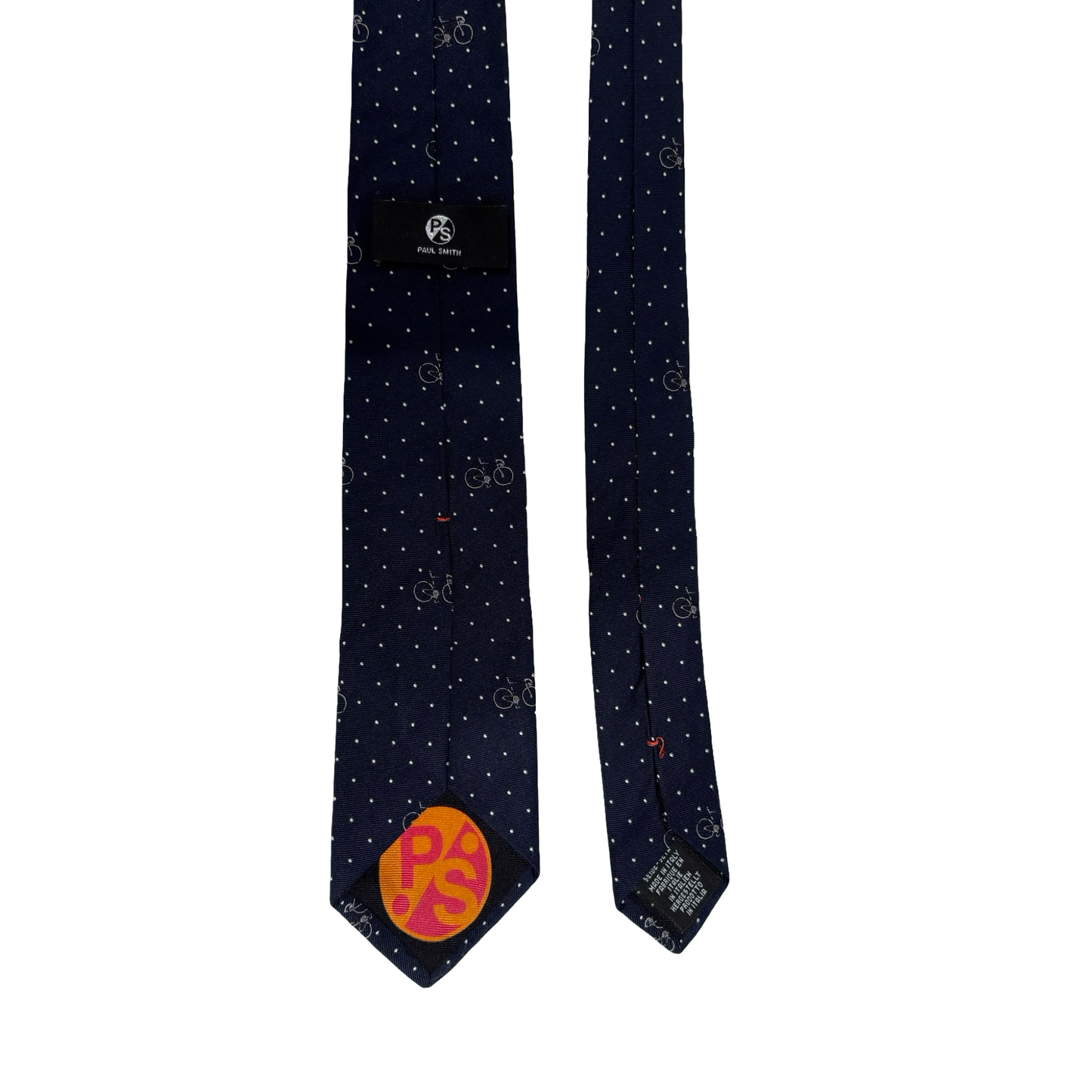 PAUL SMITH BICYCLE DOTTED TIE NAVY [3000204]