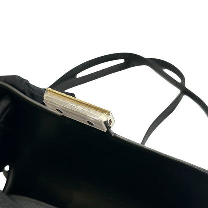 Brand New HERMES Epsom Constance Crossbody Bag Black Silver