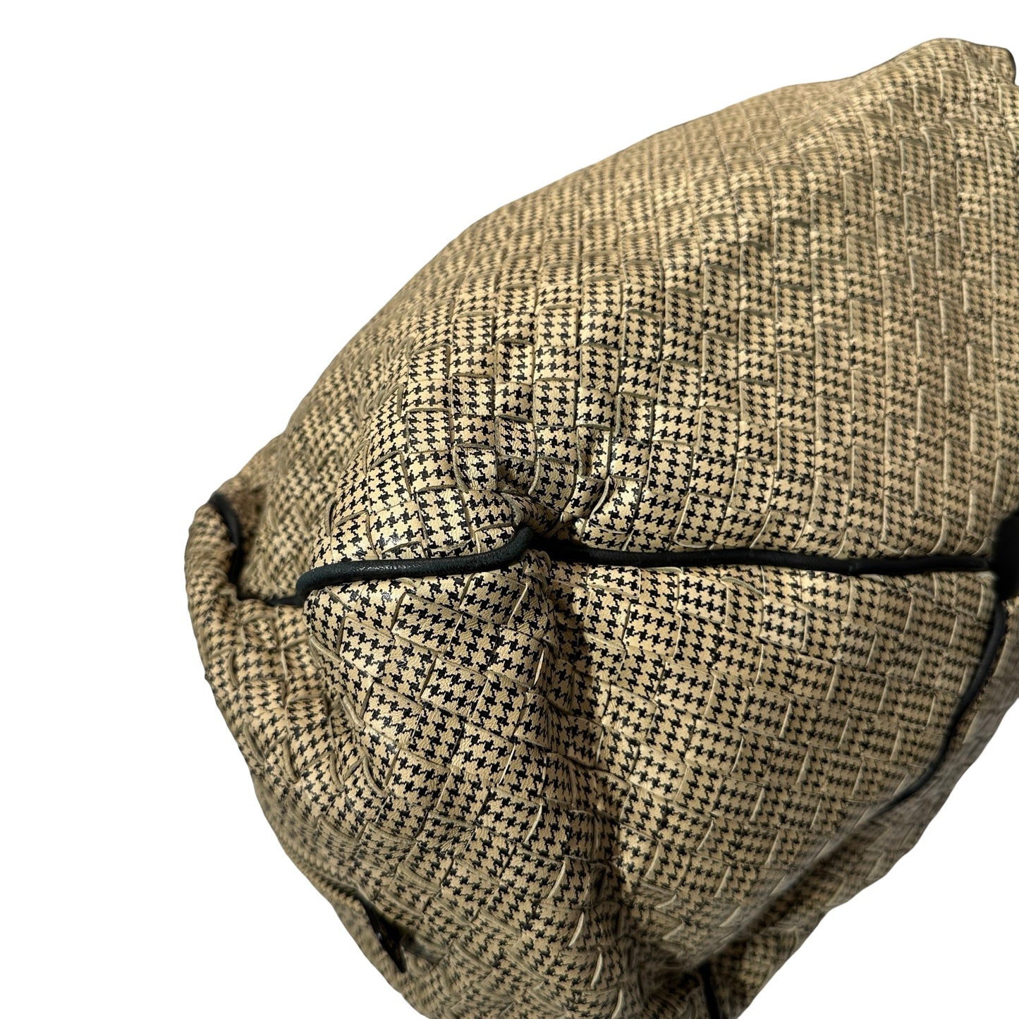 Used BOTTEGA VENETA Tote Bag Beige Black