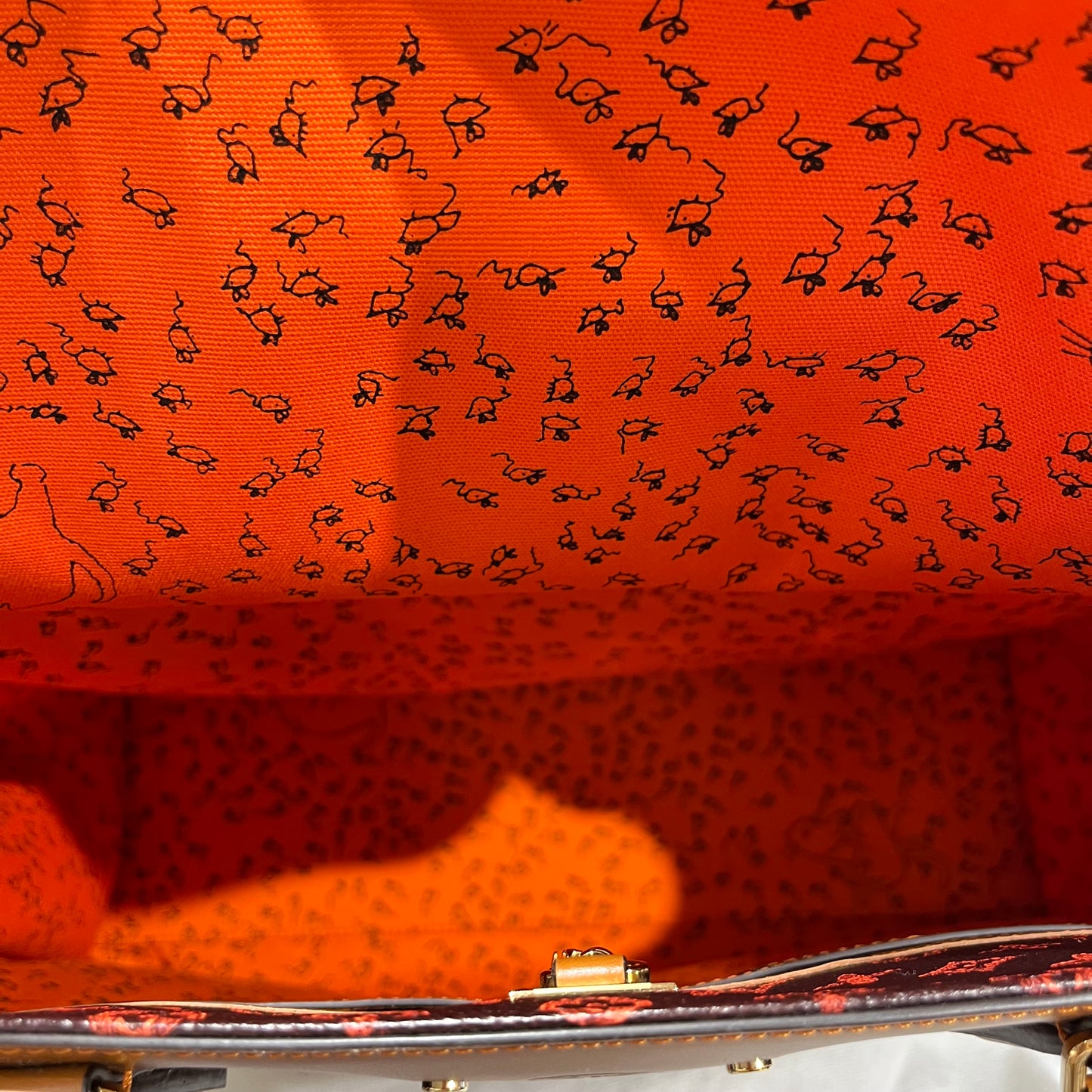 Used LOUIS VUITTON Monogram Catogram Neverfull MM Catogram Tote Bag Brown Orange Multicolor