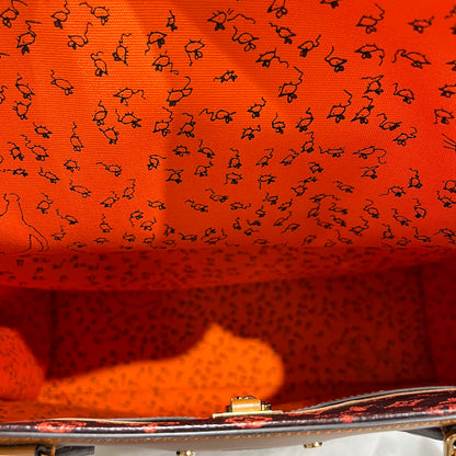 Used LOUIS VUITTON Monogram Catogram Neverfull MM Catogram Tote Bag Brown Orange Multicolor