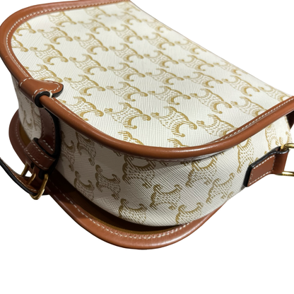 CELINE FOLCO WHITE CANVAS GHW [3000612]
