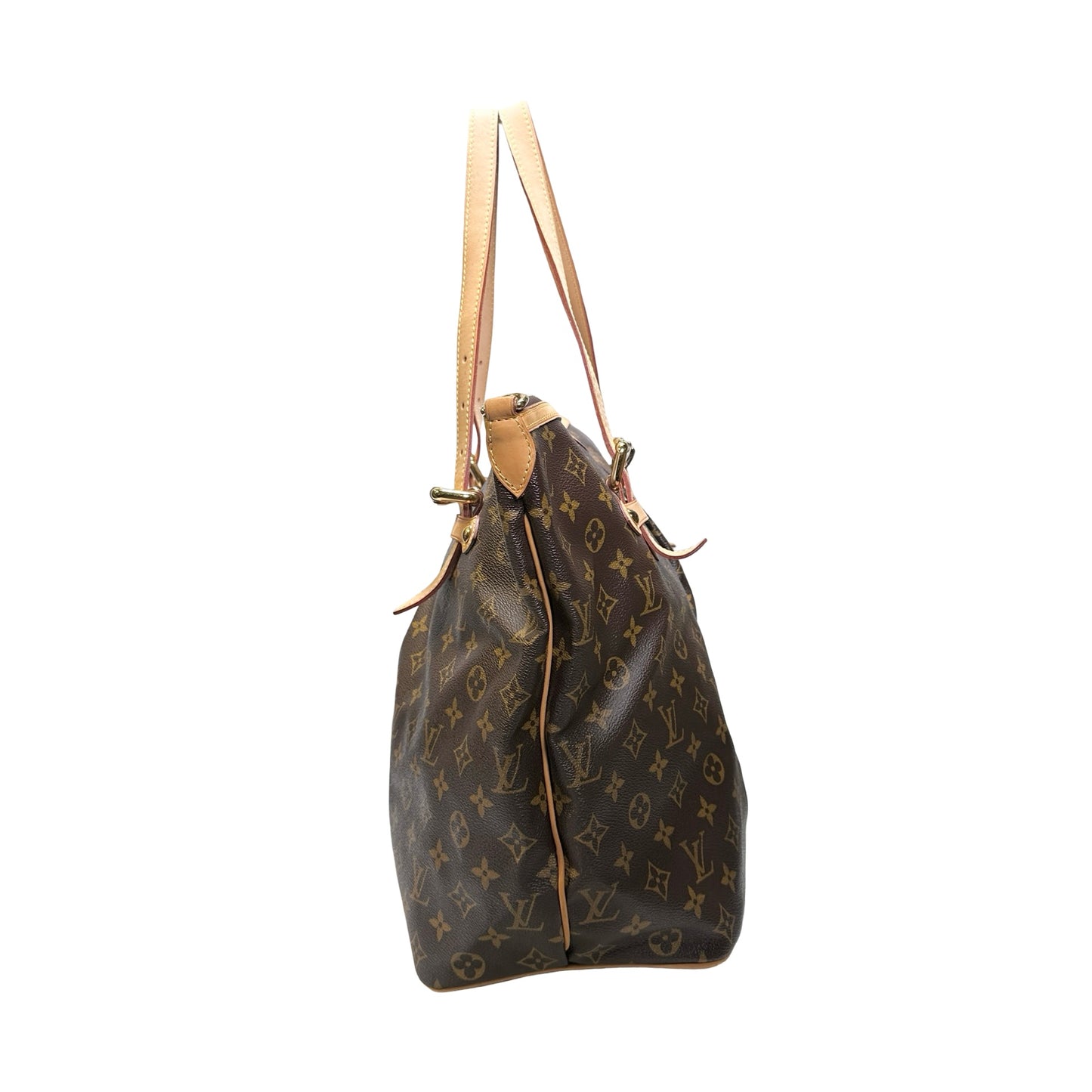 Used LOUIS VUITTON Monogram Palermo GM Shopper Bag Brown GHW