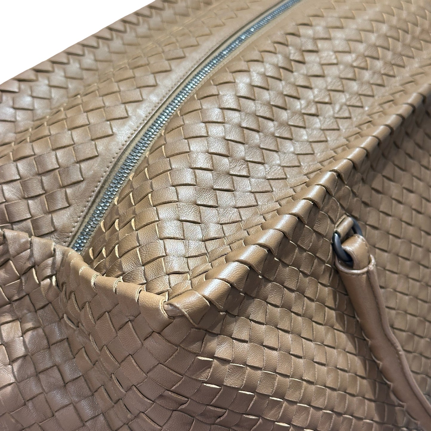 Used BOTTEGA VENETA BRICK TOTE Duffel Bag Brown