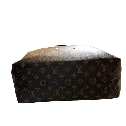 Used LOUIS VUITTON Monogram Tote Handbag Brown