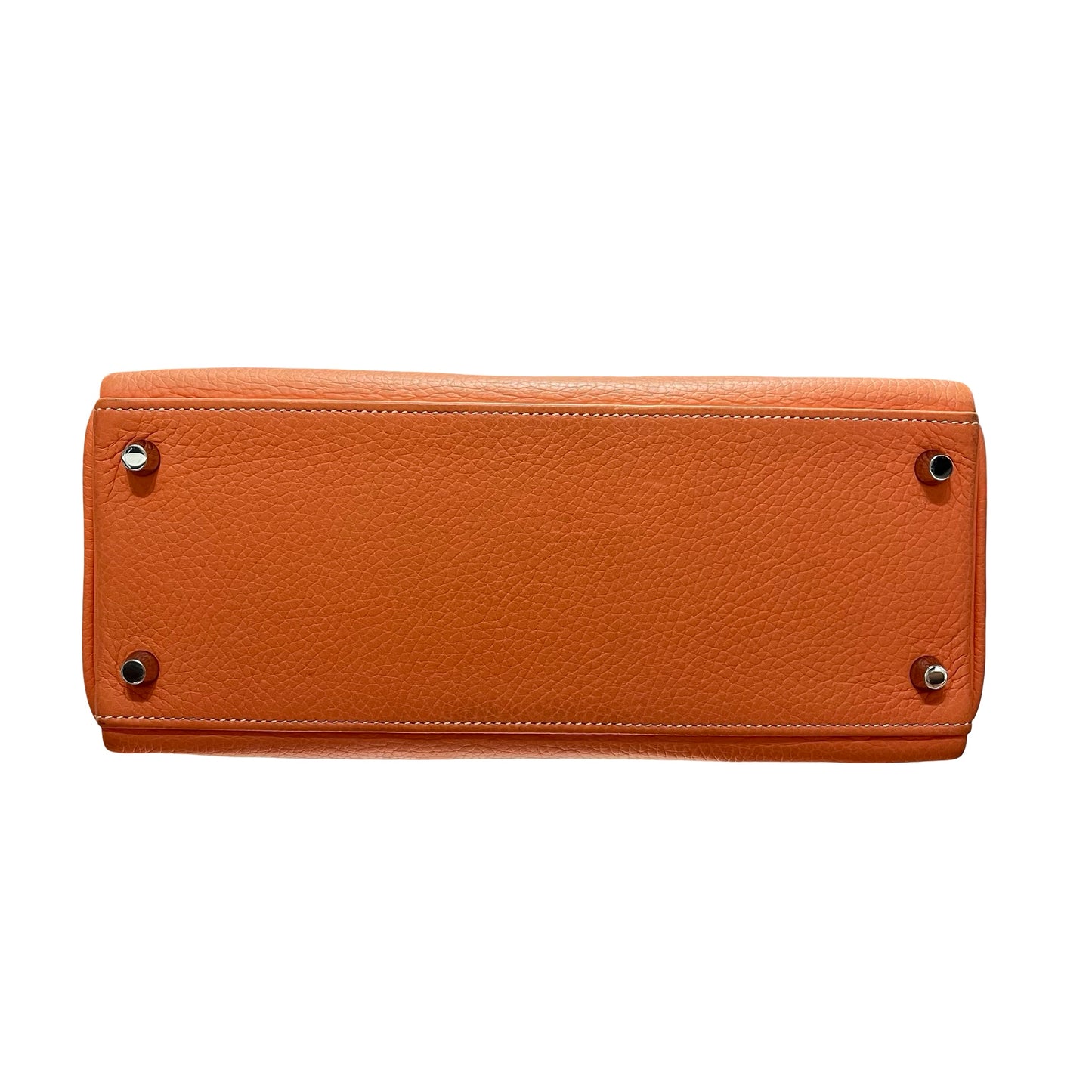 HERMÈS Kelly 28 Handbag Orange (93) PHW