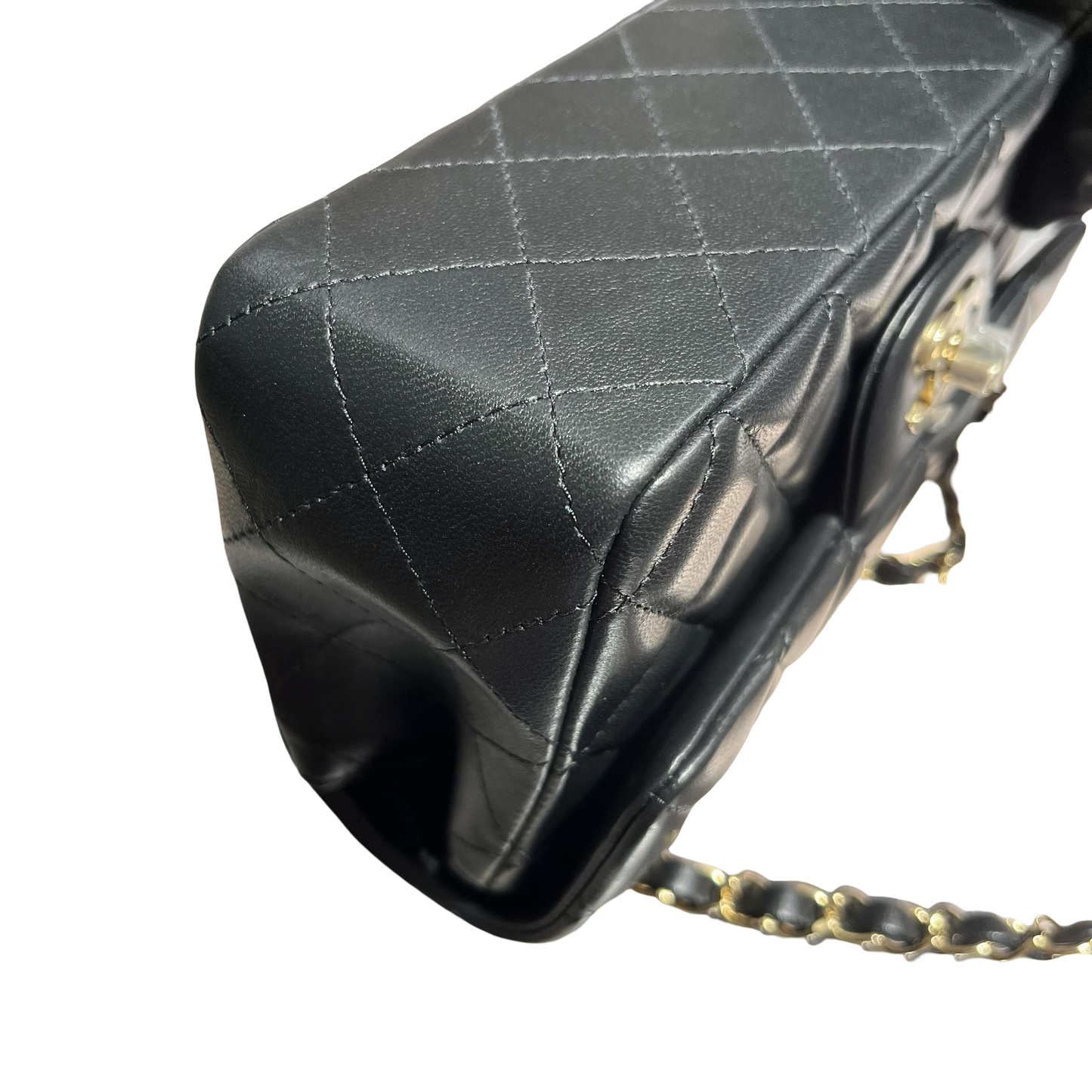 CHANEL CF 20 BLACK LAMBSKIN GHW [3000611]