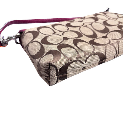 Used COACH Canvas Hobo Shoulder Handbag