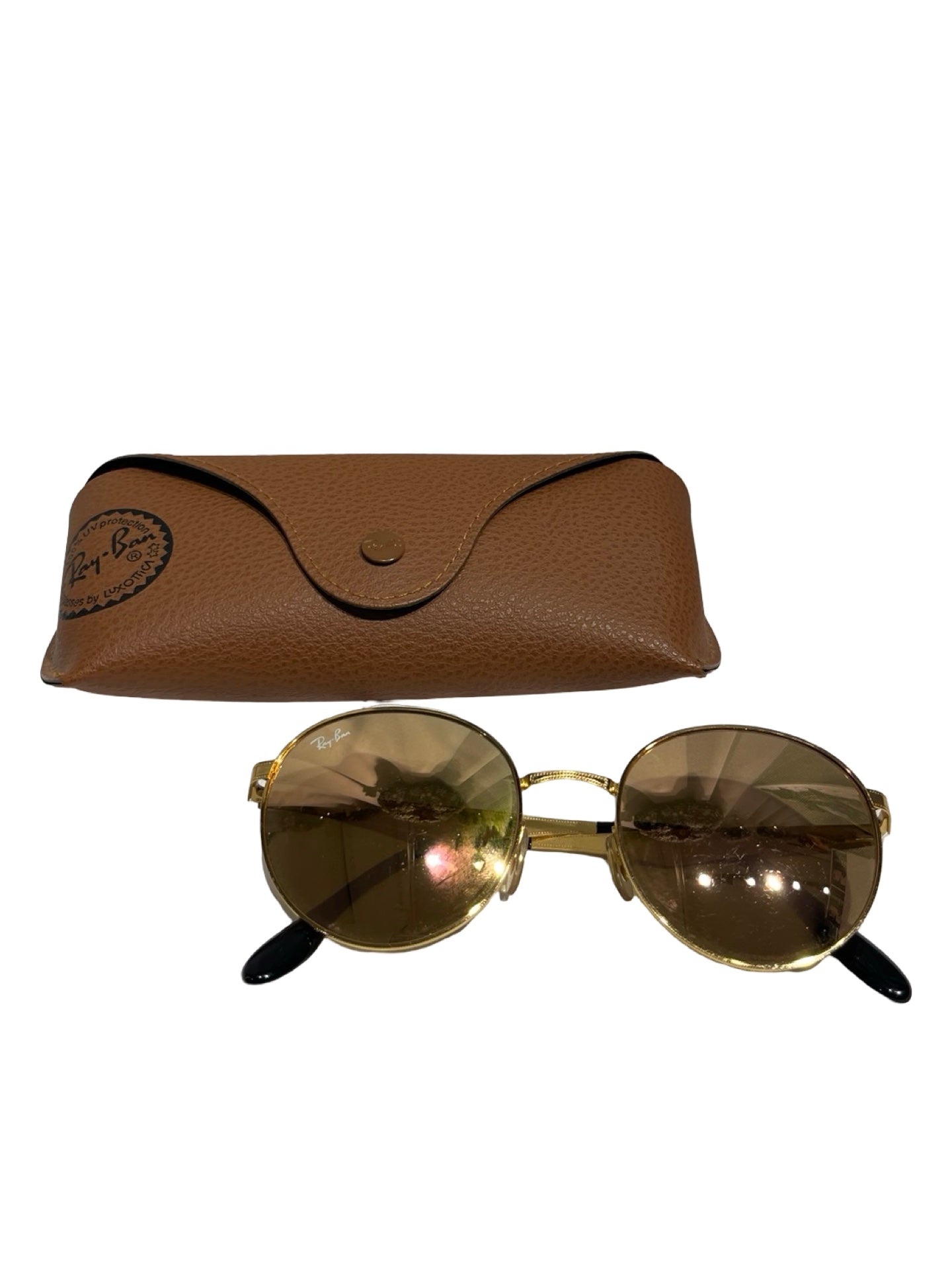 Used RAY BAN Sunglasses Accessories Brown