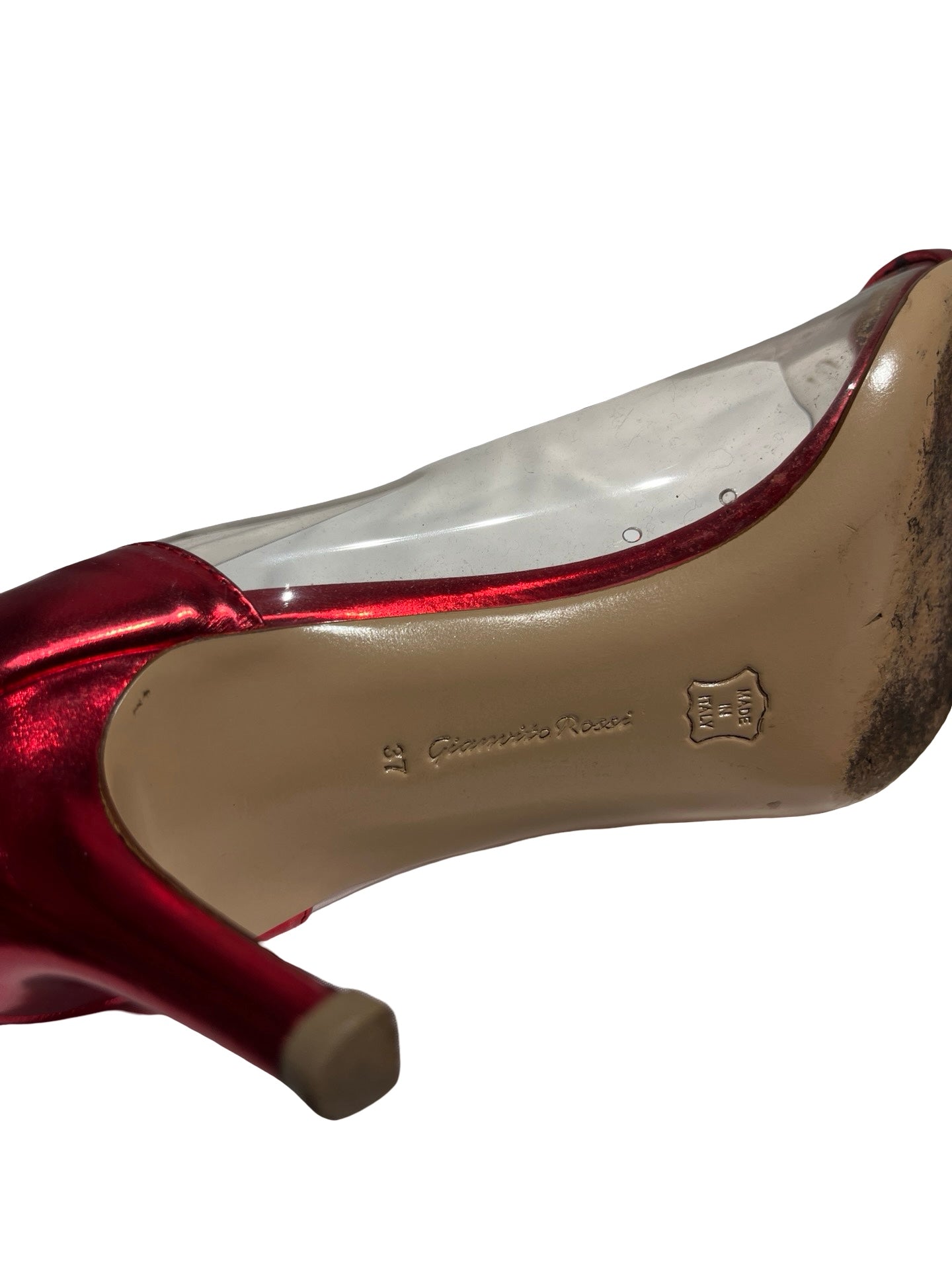 Used GIANVITO ROSSI High Heels Shoes Red