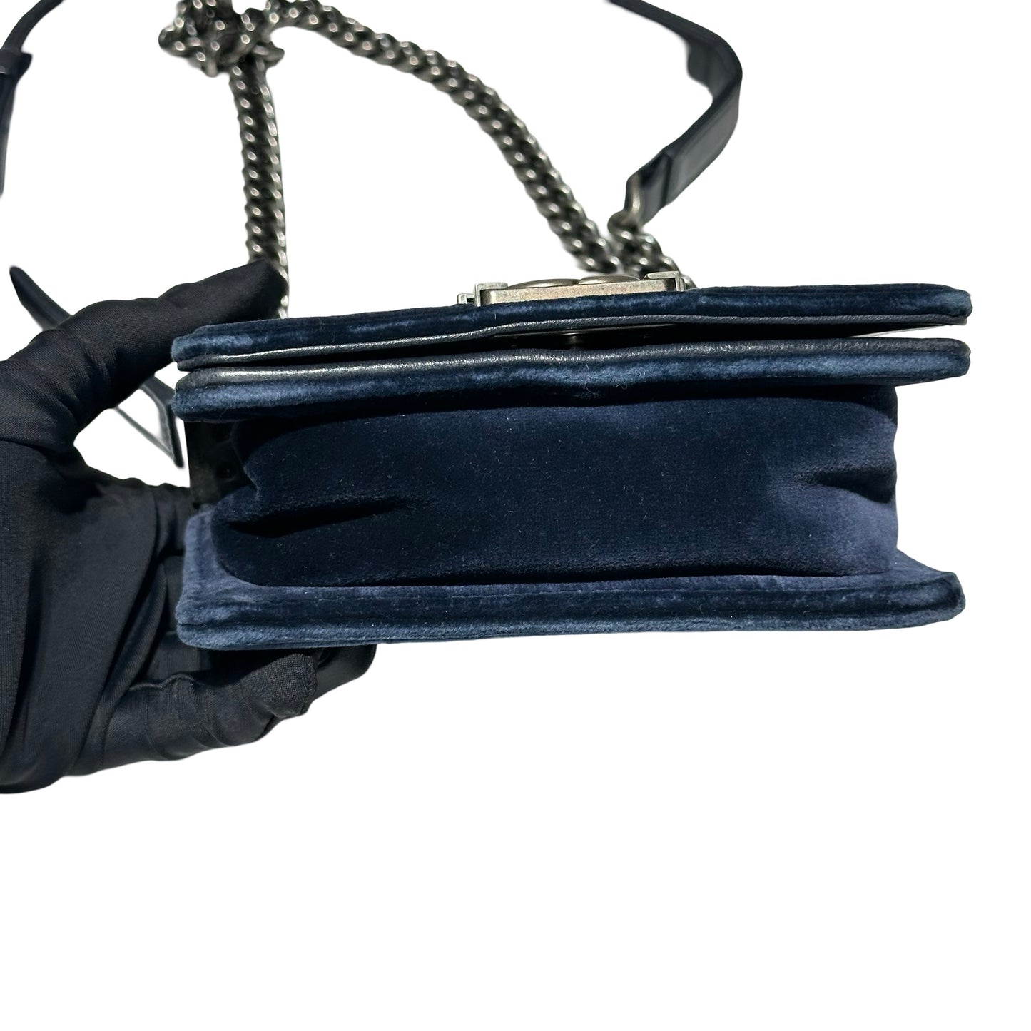 Velvet Leboy mini flap Chain Shoulder Bag [101606]