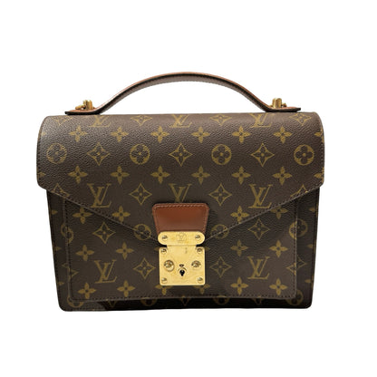 Used Louis Vuitton Monogram Cross Body Bag Brown GHW